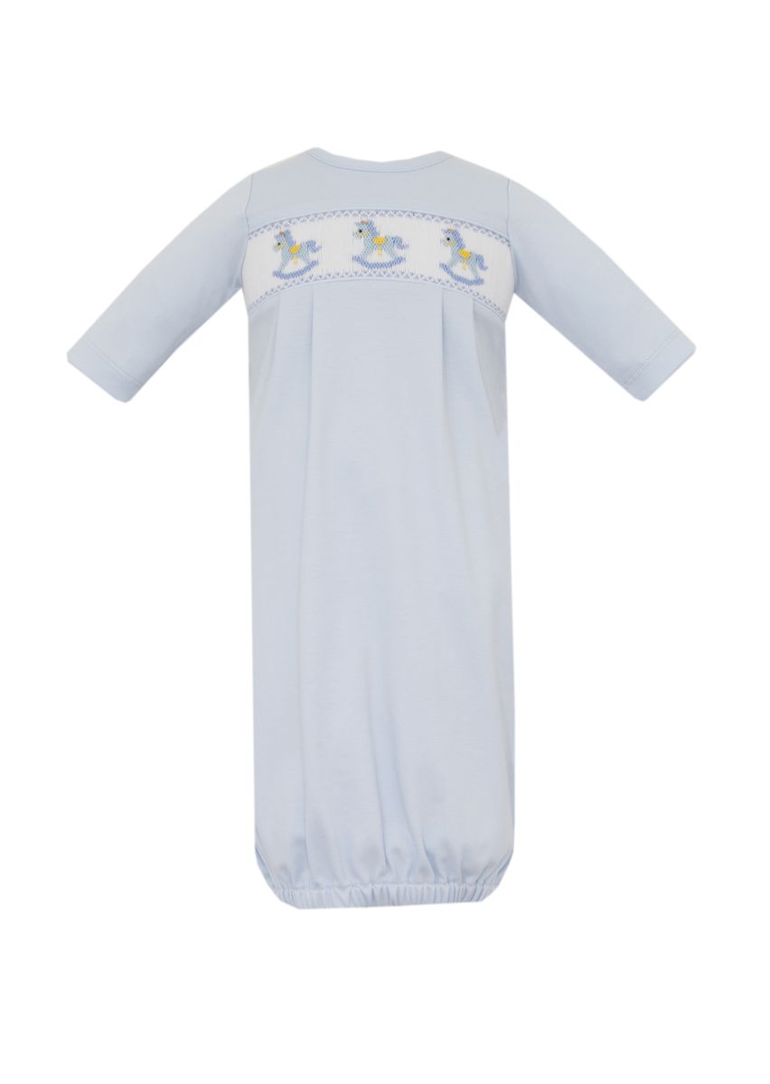 ROCKING HORSES - Lt.blue knit boy´s sac L/S
