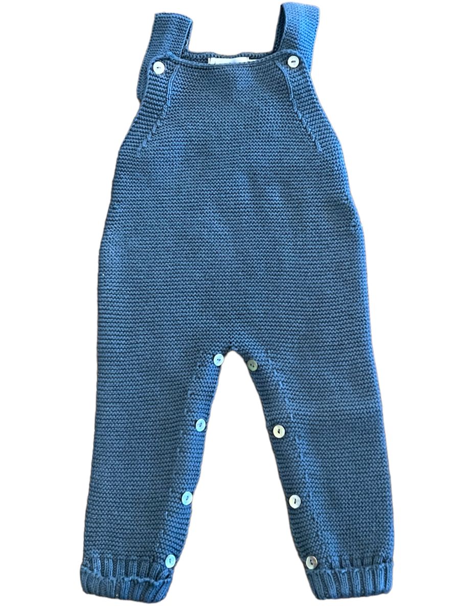 Knit Overall-Steward Blue