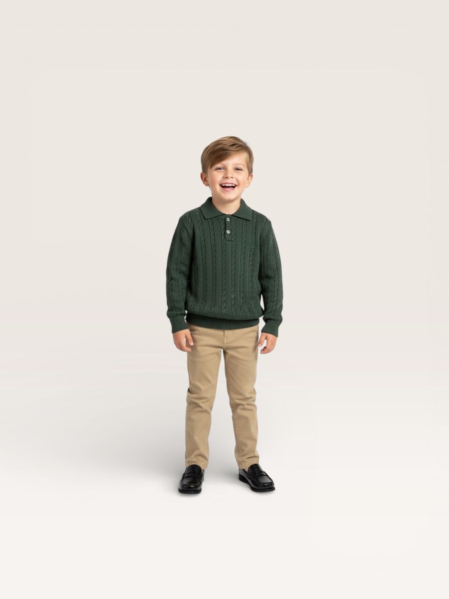 Evergreen Cable Polo