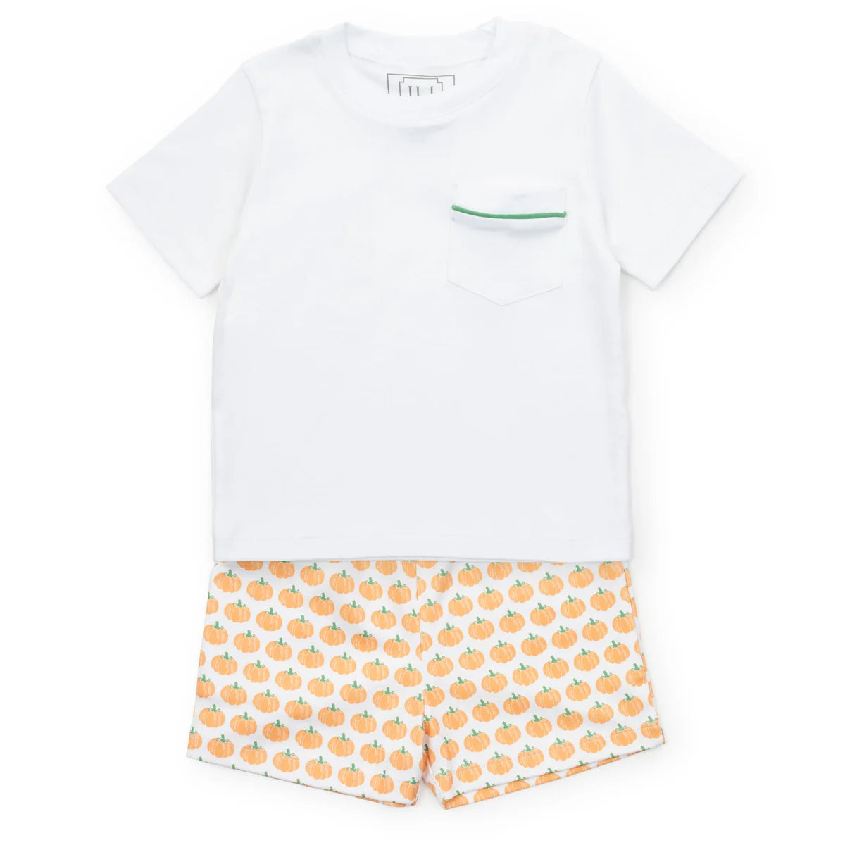 Walker Boys' Short Set - Harvest Pumpkin *SHIPS LATE JULY*