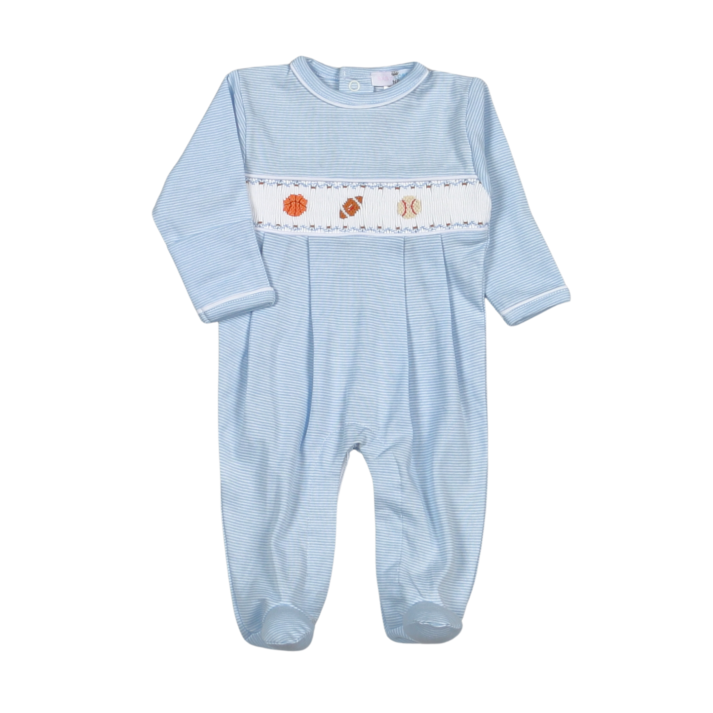 Game On Smocked Boy Footie