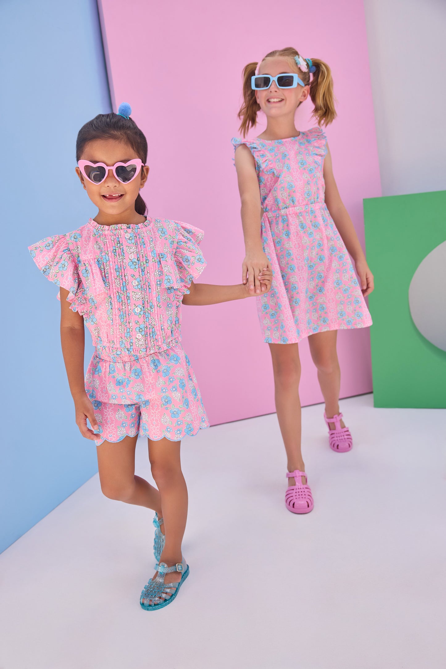 Cutout Dress - Spring Marguerite Floral