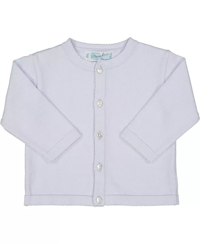 Feltman Brothers Classic Knit Cardigan- Blue
