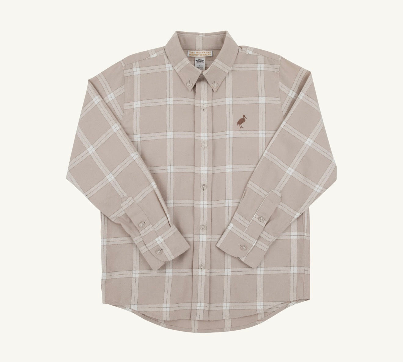 Dean's List Dress Shirt - Flannel-Thompson Park Plaid/Gray Bay Brown
