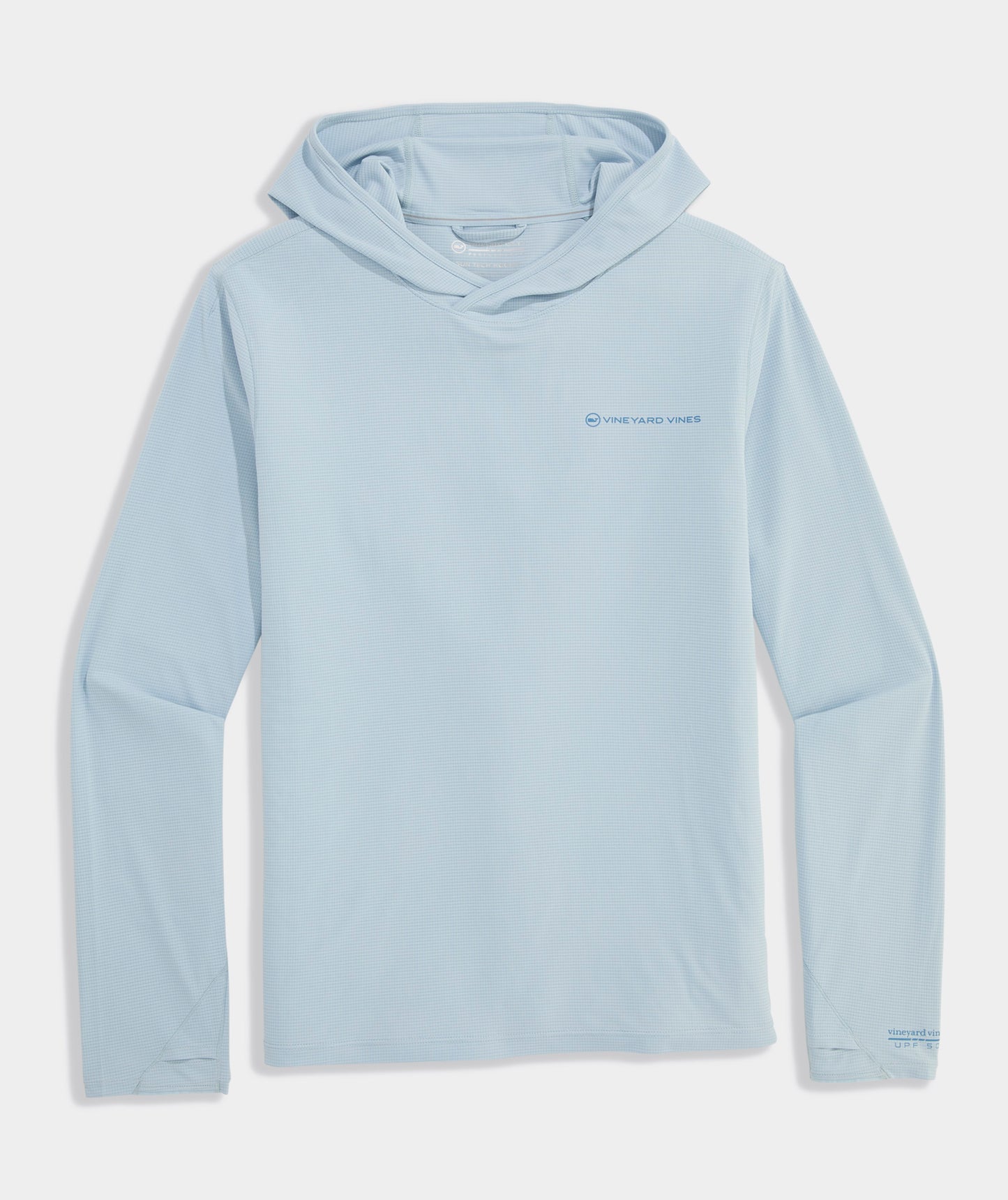 Boys Sun Tech Hoodie-Del Mar Blue