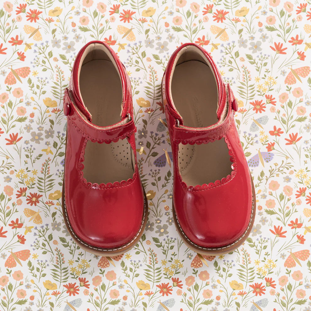 Mary Jane-Patent Red