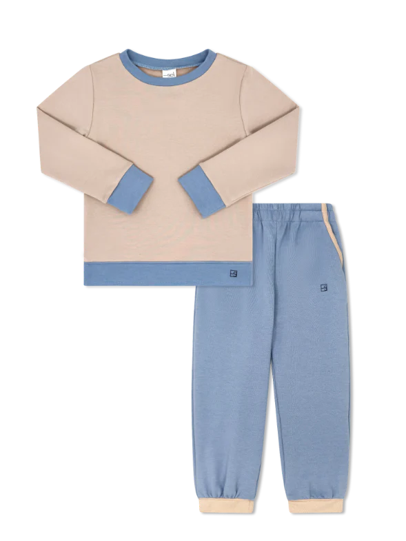 River Jogger Set - Blue/Brown