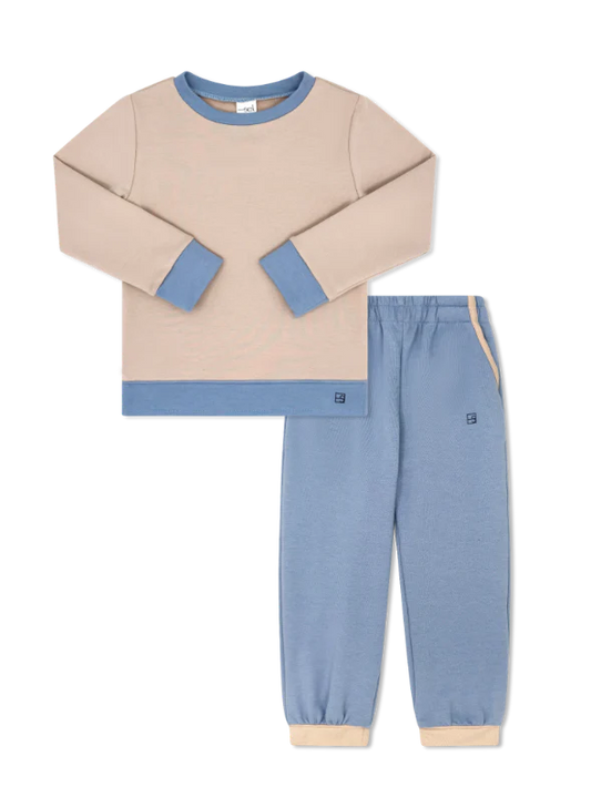 River Jogger Set - Blue/Brown