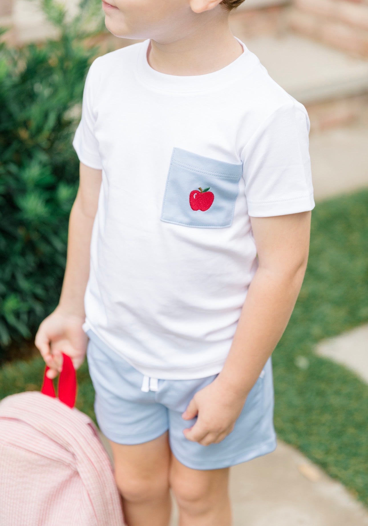 Boys Apple Shorts Set