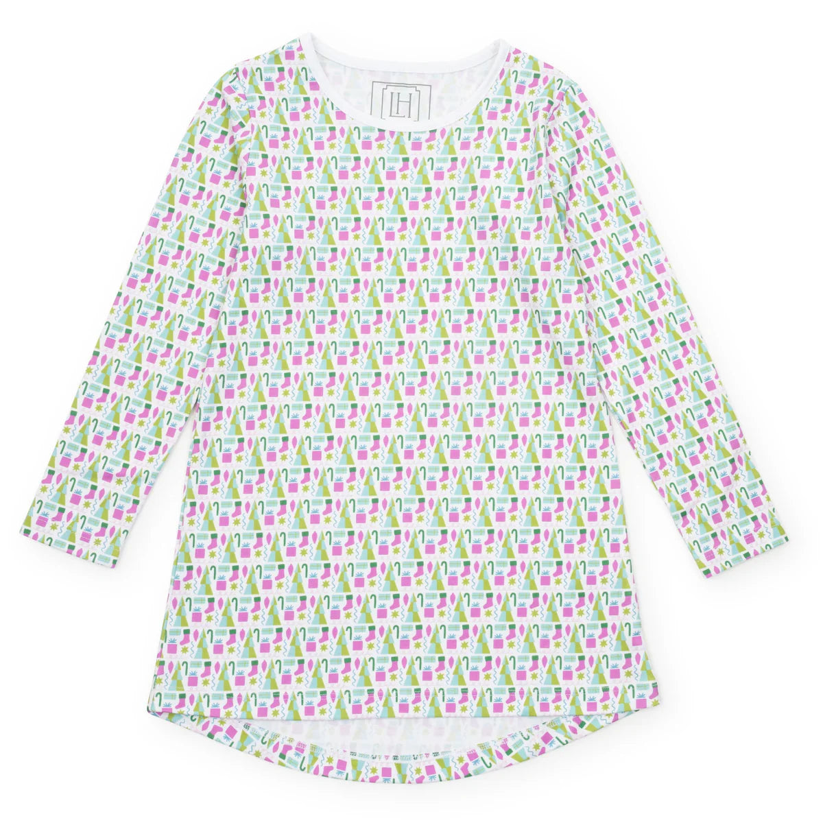Berkeley Girls' Shirt Dress - Mod Holiday Pink pre order