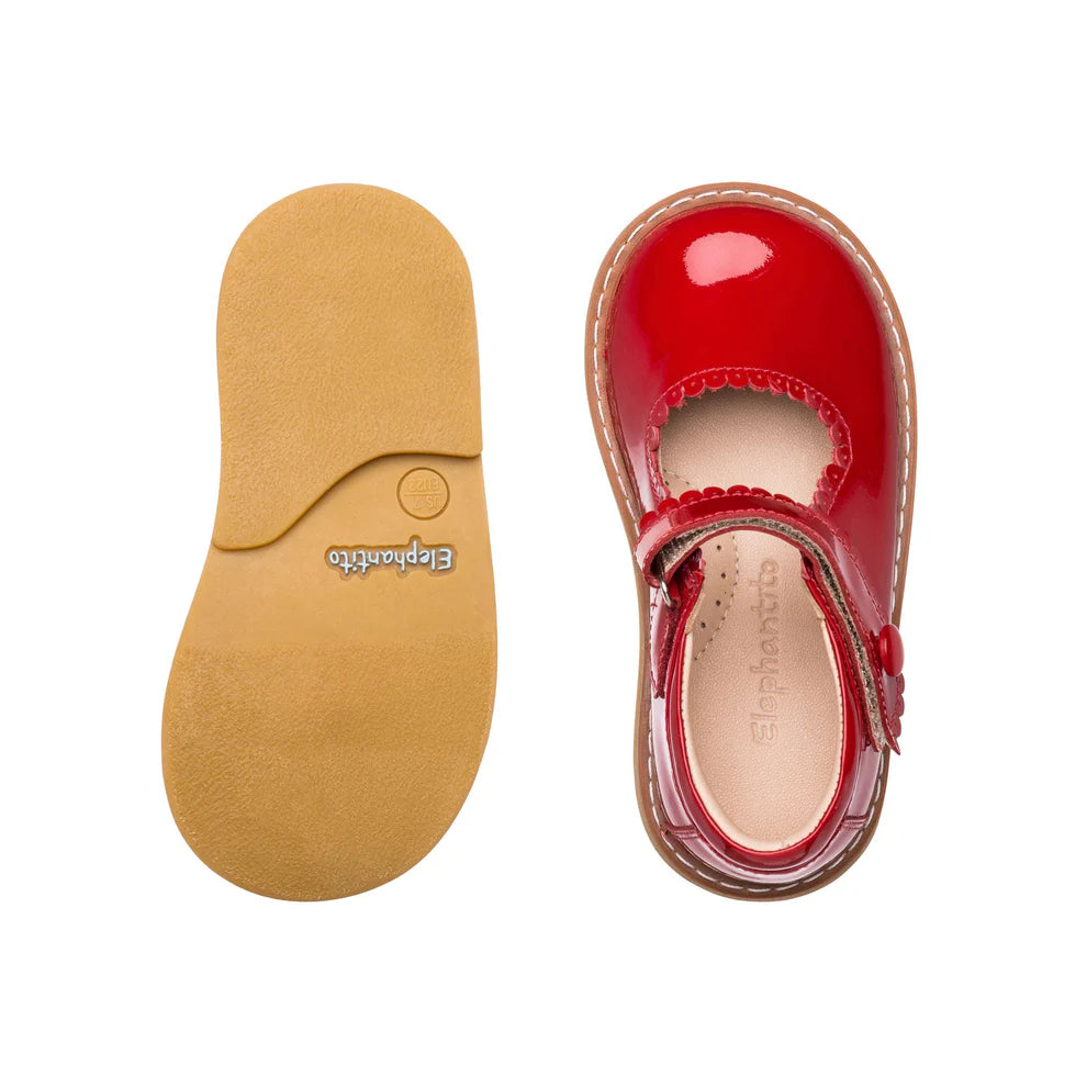 Mary Jane-Patent Red