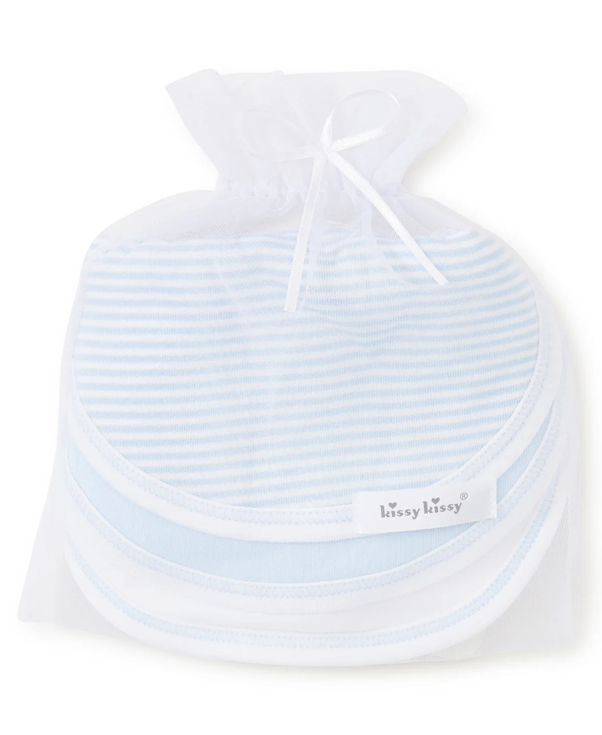 Kissy Kissy Bibs 3 Piece Set - Blue