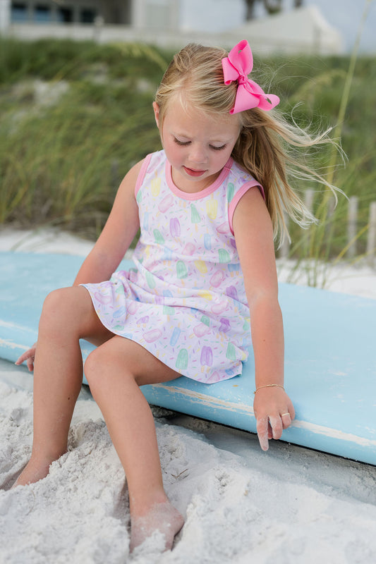 Madison Dress - Popsicle Sleeveless Play Dress
