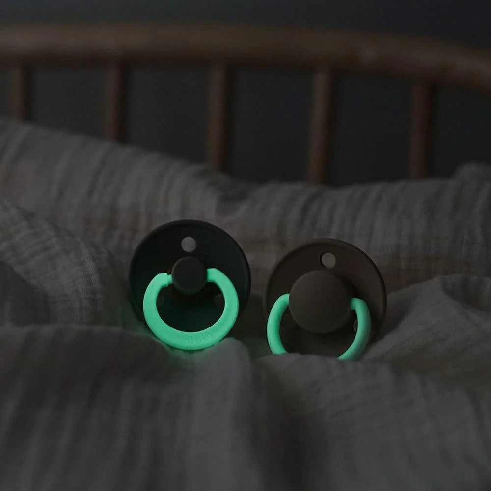 De Lux 2 PACK Sage GLOW/Cloud GLOW Round / One Size / Silicone