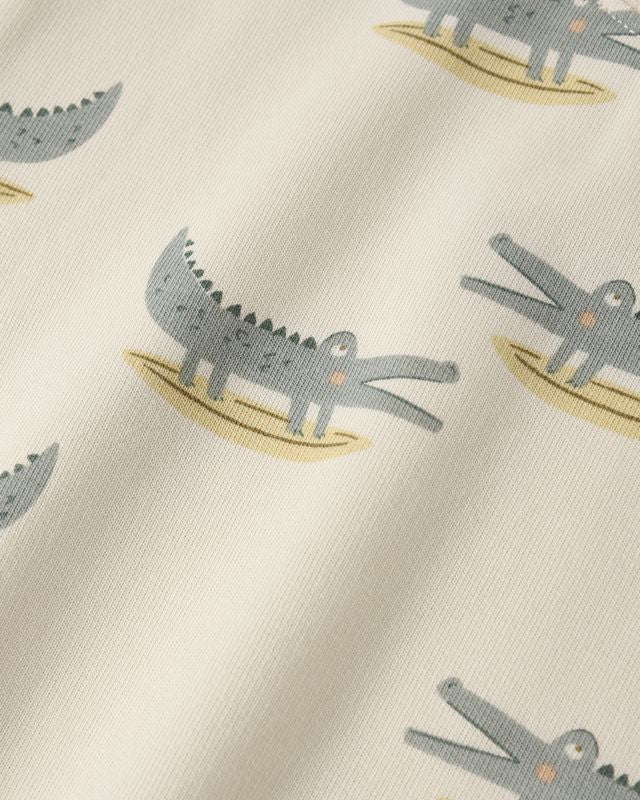 Relaxed Bubble Romper - Alligators
