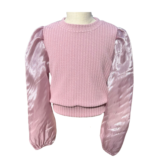 Peyton Sweater - Textured Pink