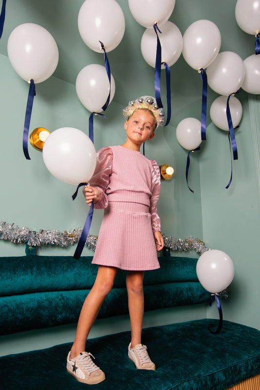 Peyton Sweater - Textured Pink