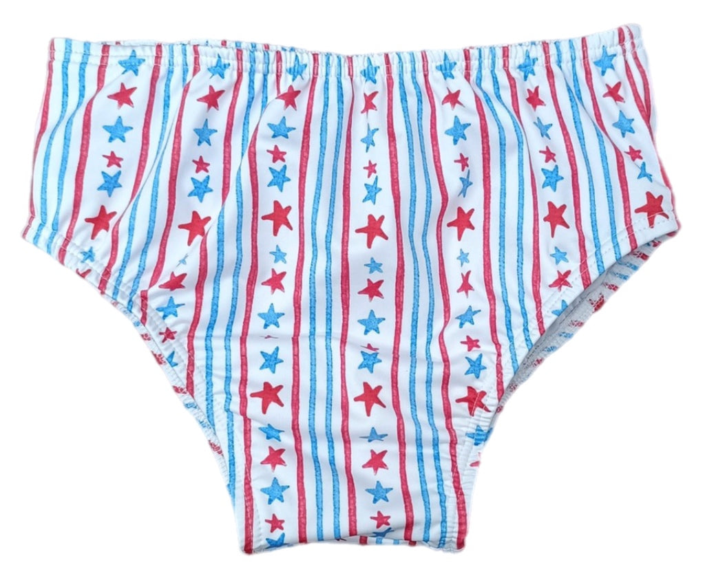 Sammy Diaper Cover - Patriotic Stars and Stripes Diaper Cover *PRESALE*