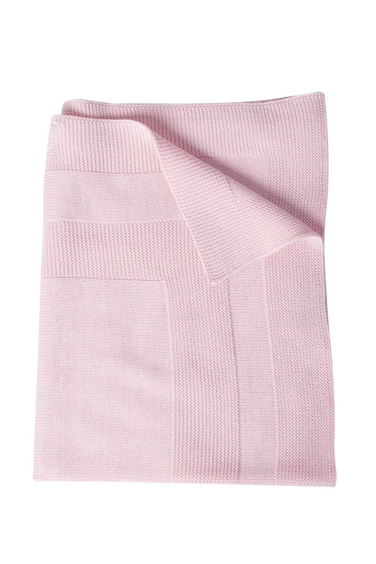 Nella Pima- Pink Knit Blanket