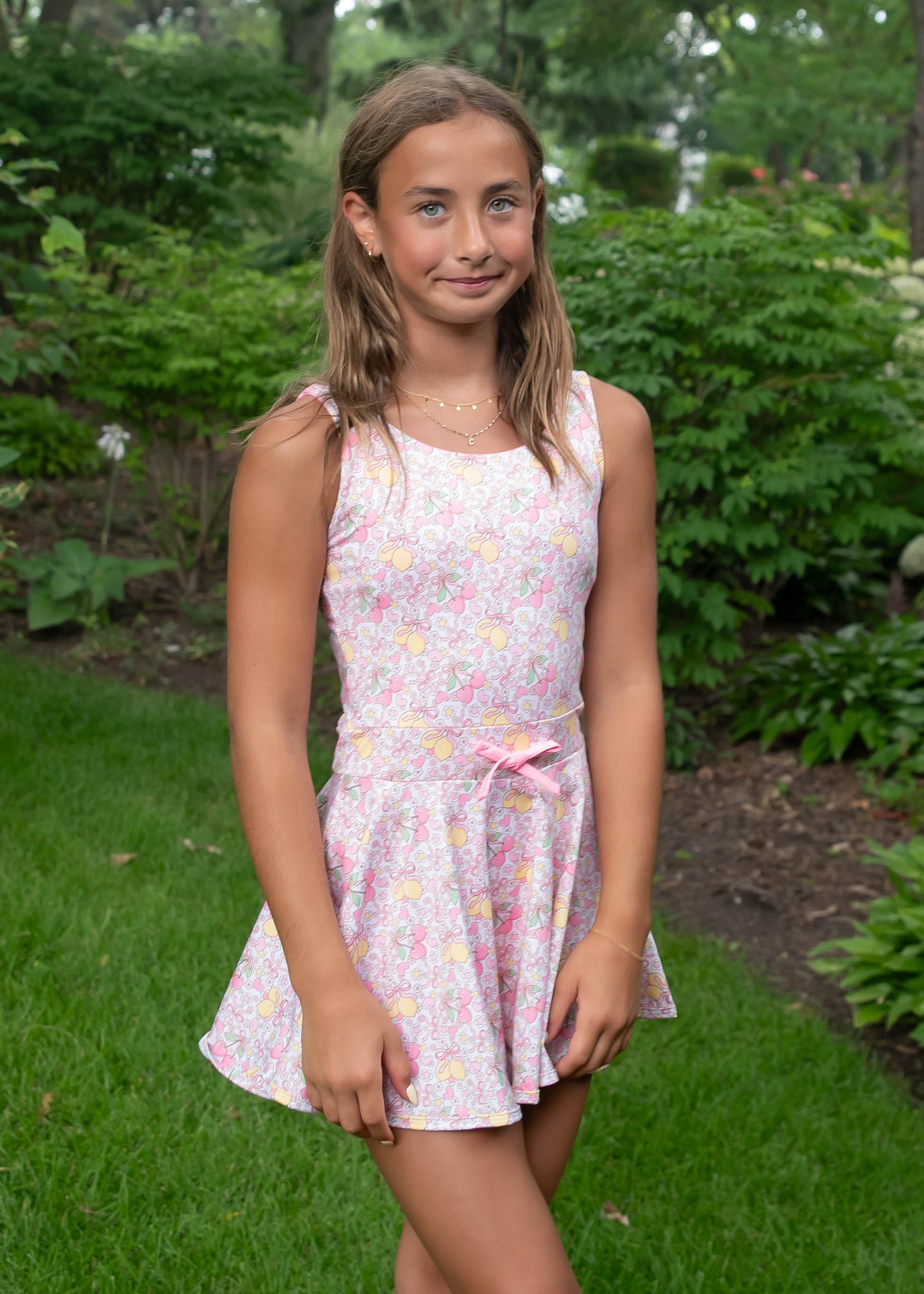 Lemons and Bows Tie Dress *PRESALE*