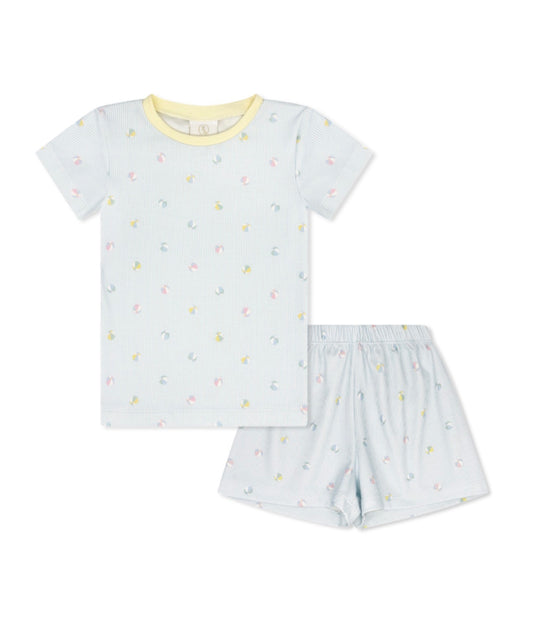 Landon Short Set - Beach Bounce, Yellow