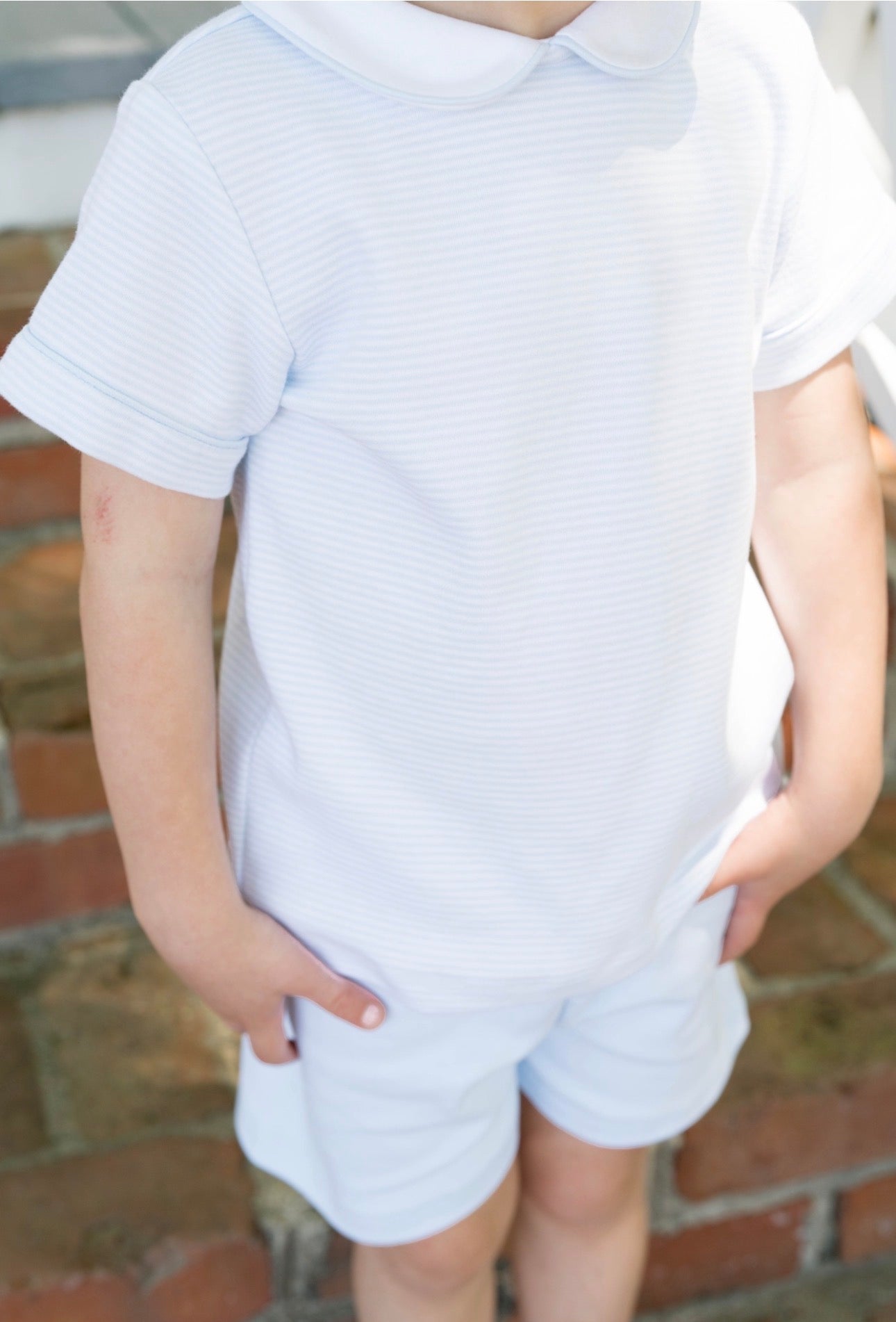 Sibley Short Set - Louisville Light Blue Ministripe