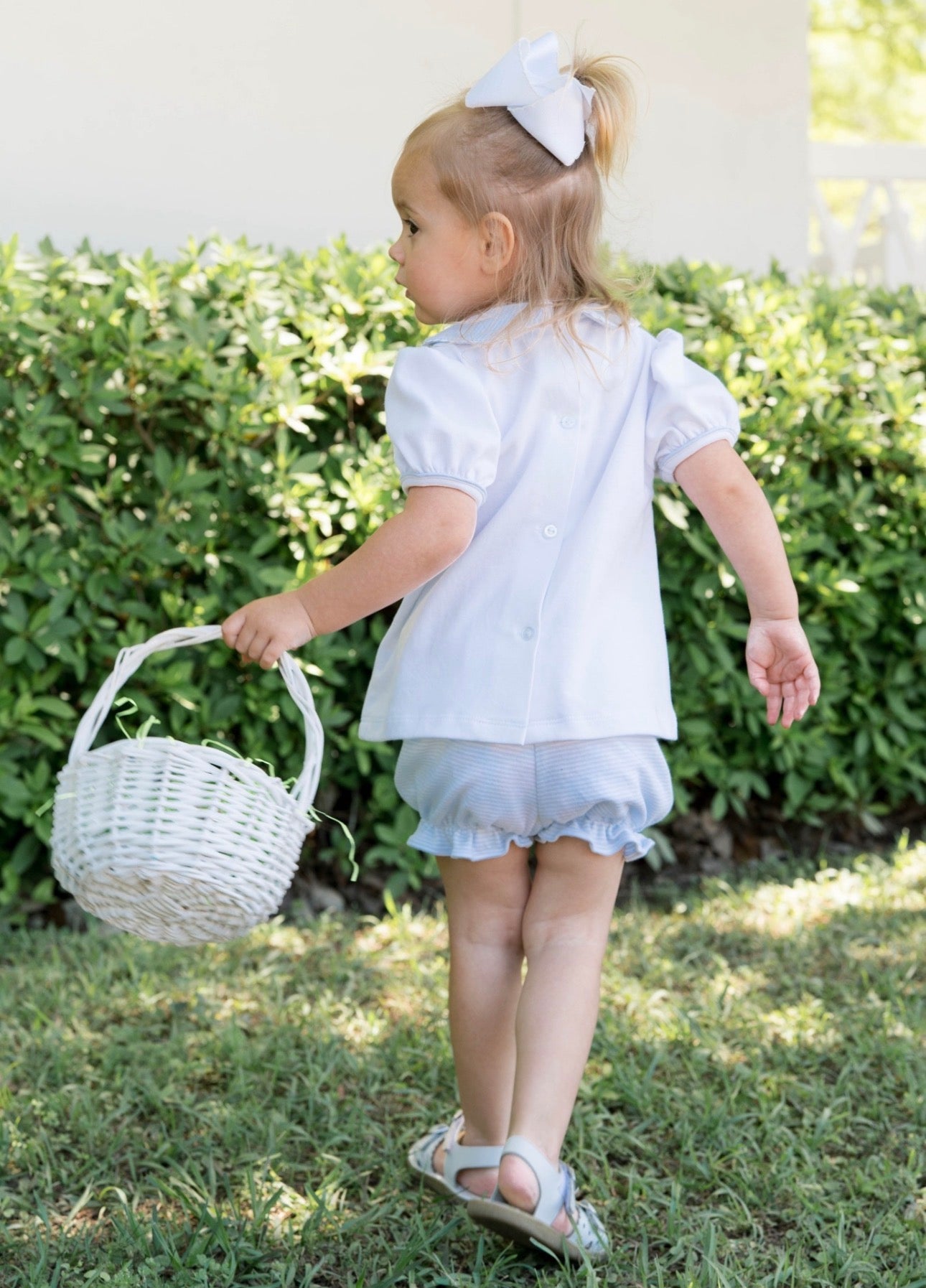 Blessings Bloomer Set - Louisville Blue Ministripe