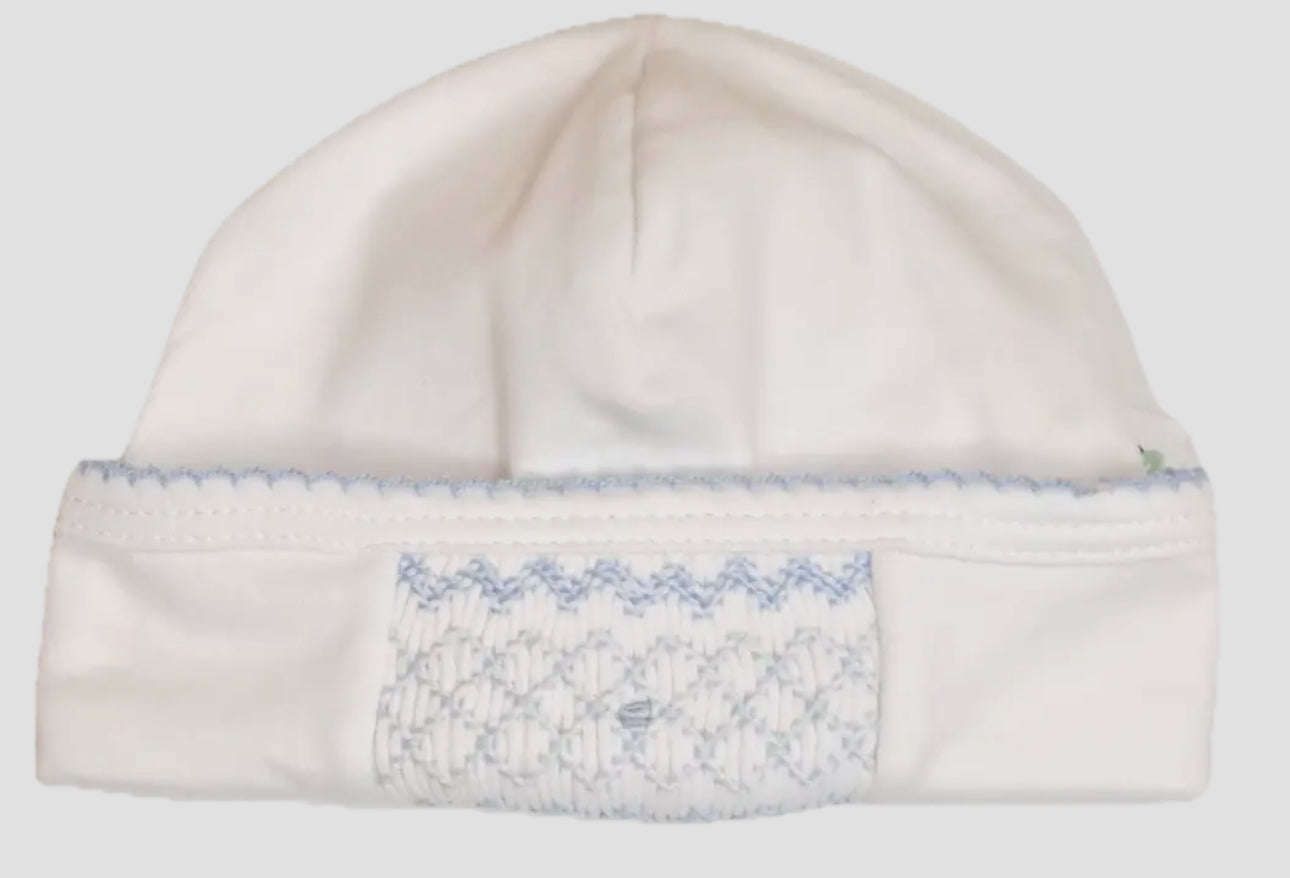 Little Threads Smocked Hat- Blue