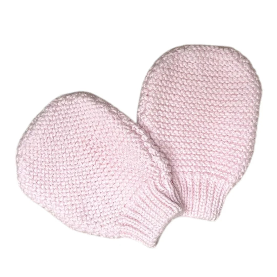 Mi Lucero Mittens - Blue, White, Pink
