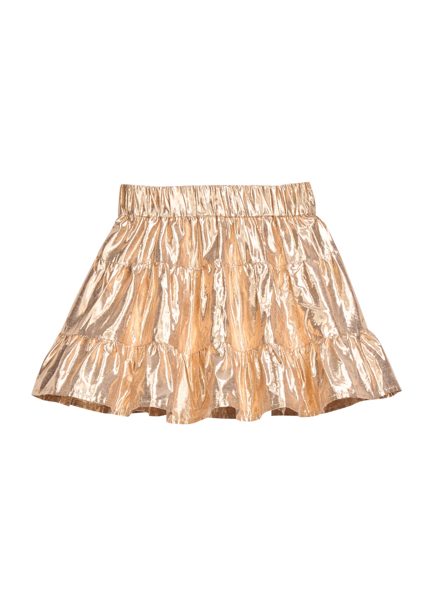 Bubblegum & Gold Sparkle Stars Skirt Set