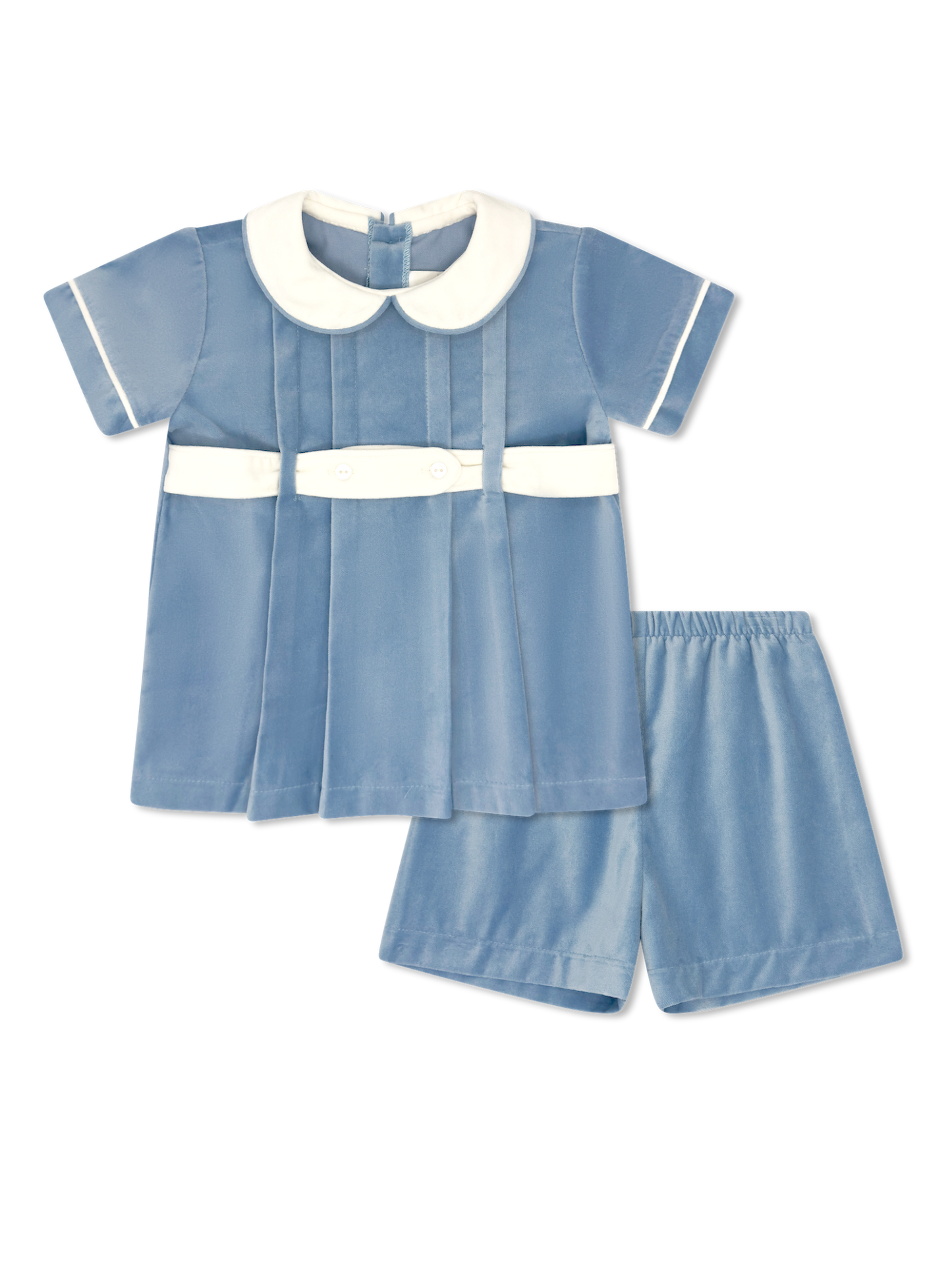 Benton Bloomer/ Short Set - Beaufort Blue Velvet
