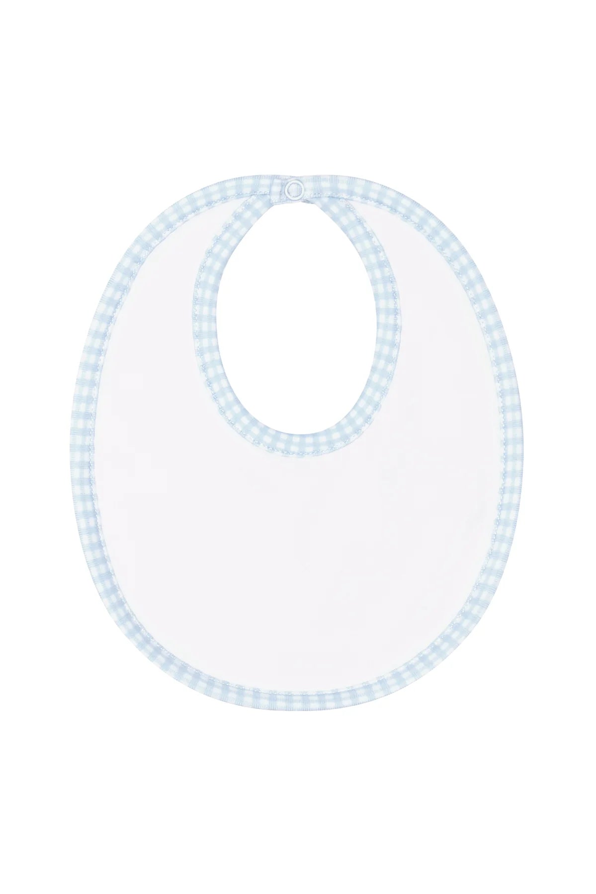 Blue Gingham Bib