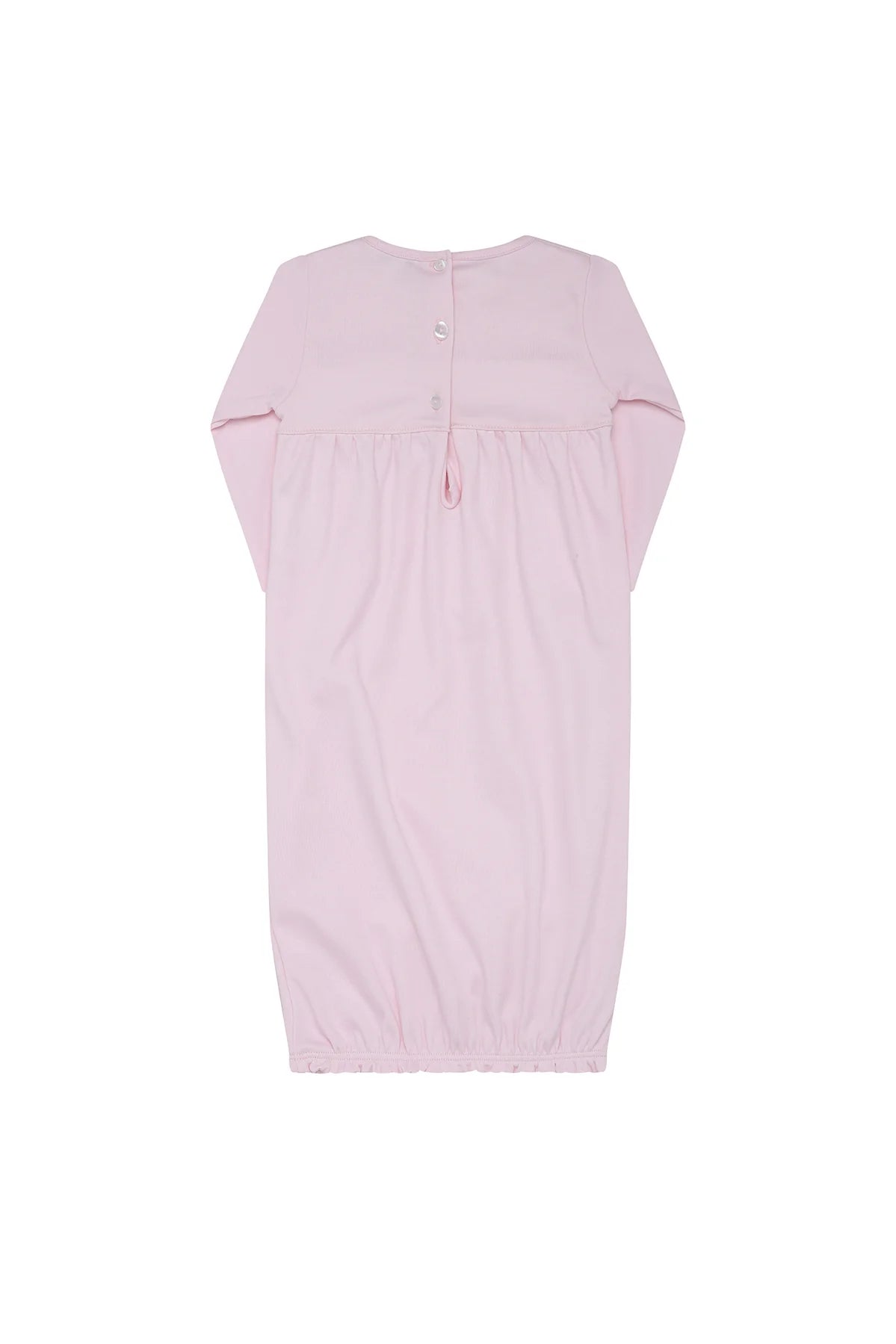 Pink Bow Smocked Gown