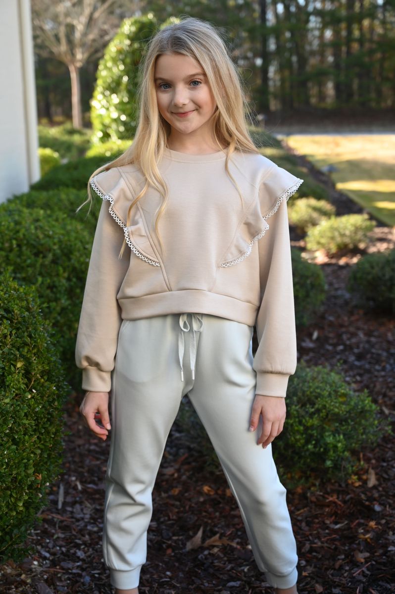 Livvy Sweatshirt - Beige