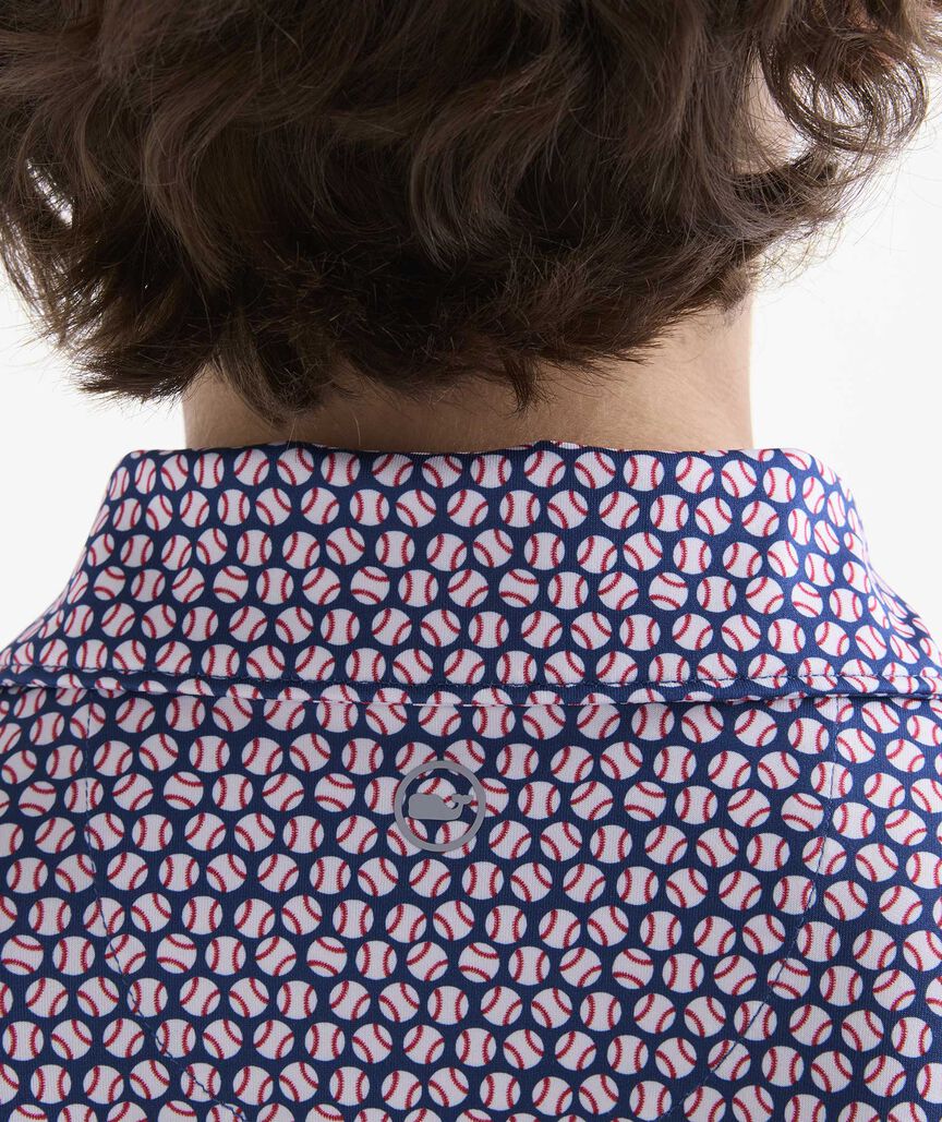 Boys Sankaty Polo - Moonshine Baseballs