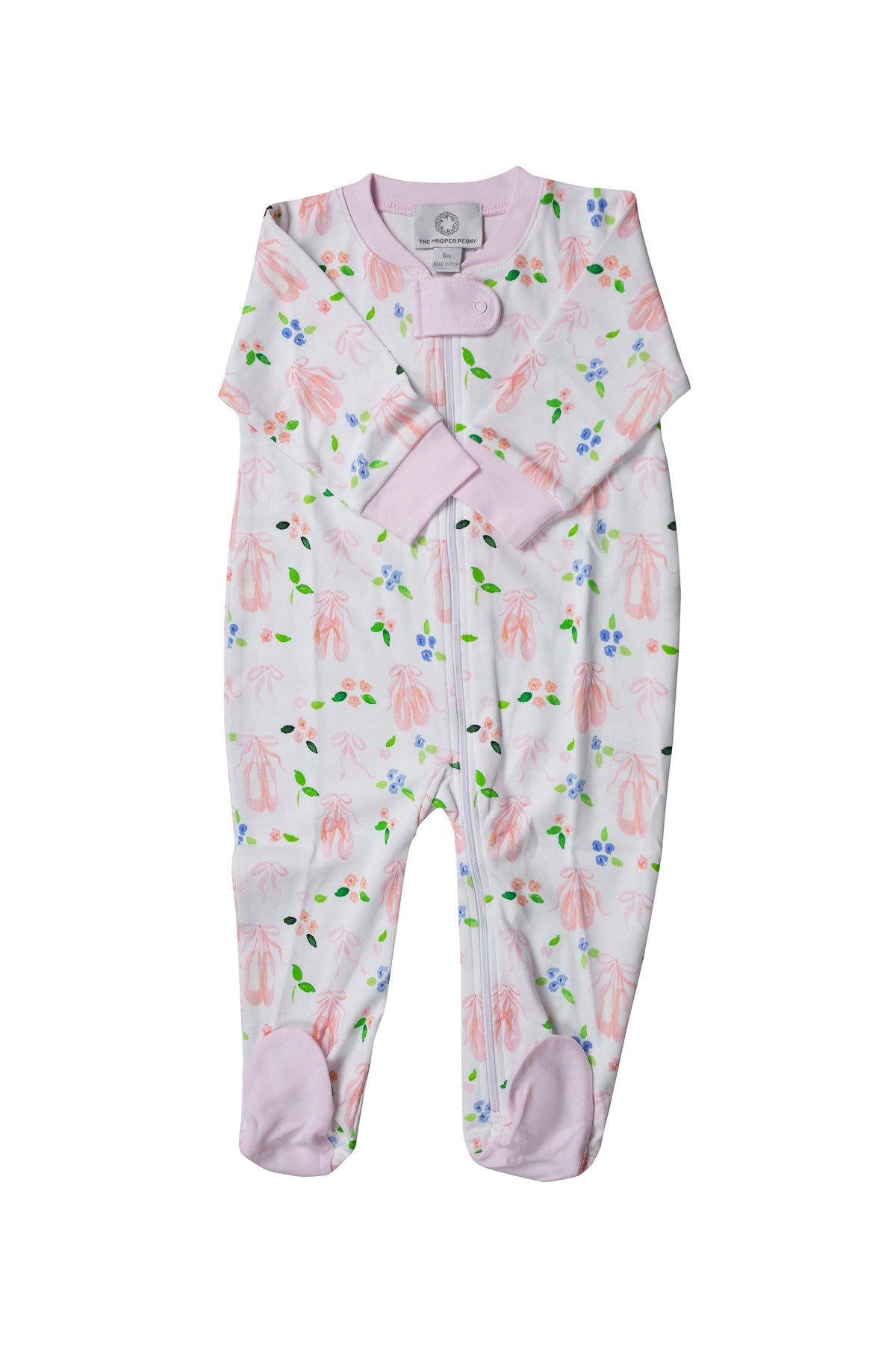 En Point Footed Zipper PJ *PRE ORDER SHIPS LATE AUG*