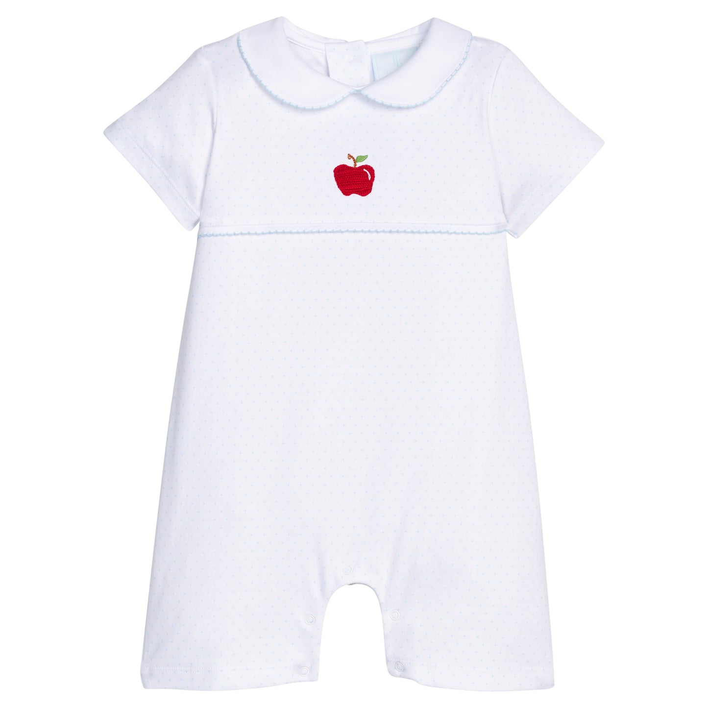 Crochet Ream Romper - Apple