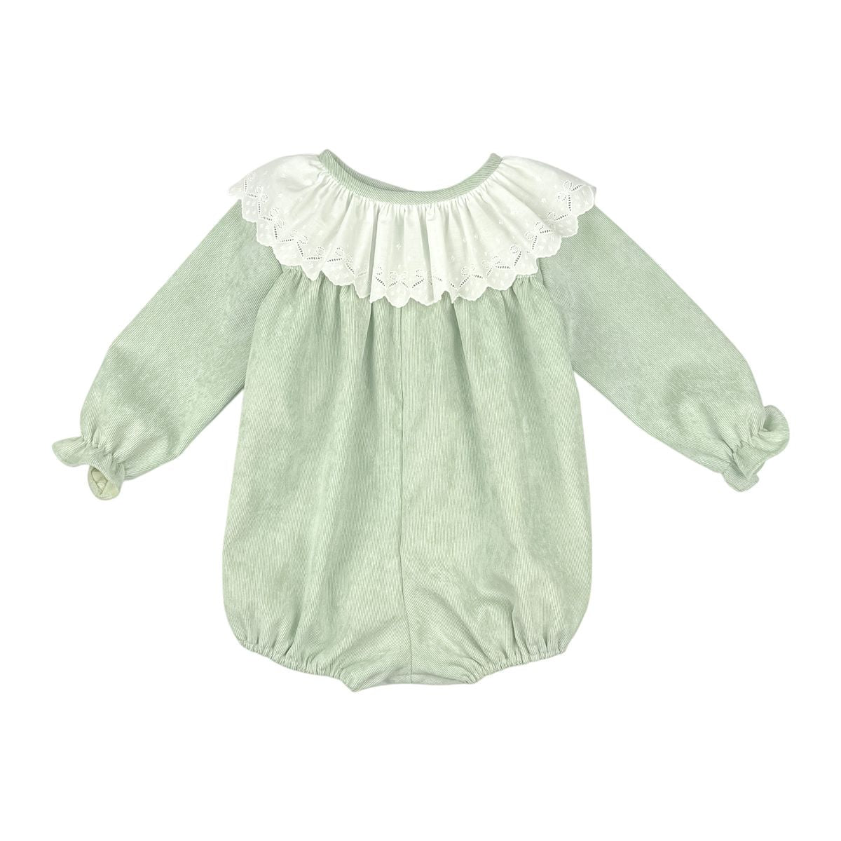 Amanda Lace Collar Bubble - Green