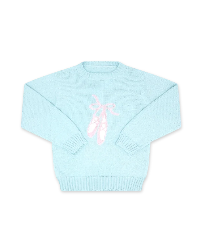 Cozy Up Sweater - Bluffton Blue, Ballet Slipper