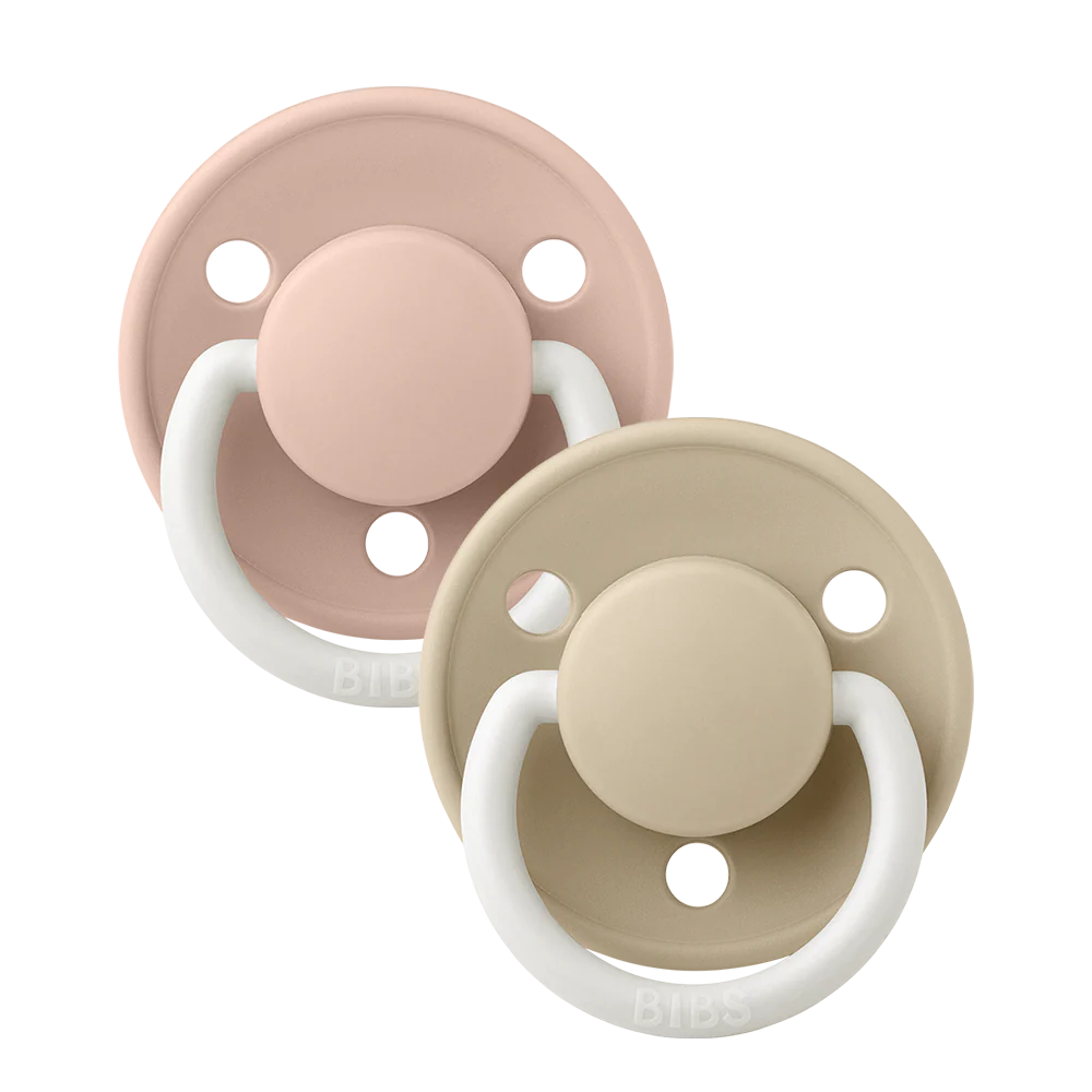De Lux 2 PACK Blush GLOW/Vanilla GLOW Round / One Size / Silicone