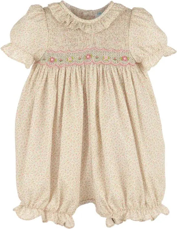Harvest Floral Smock Bubble - Pink