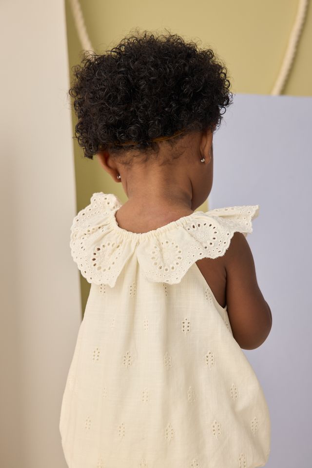 Myla Romper - Ivory