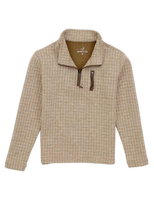 Boys Delta Pullover - White Oak