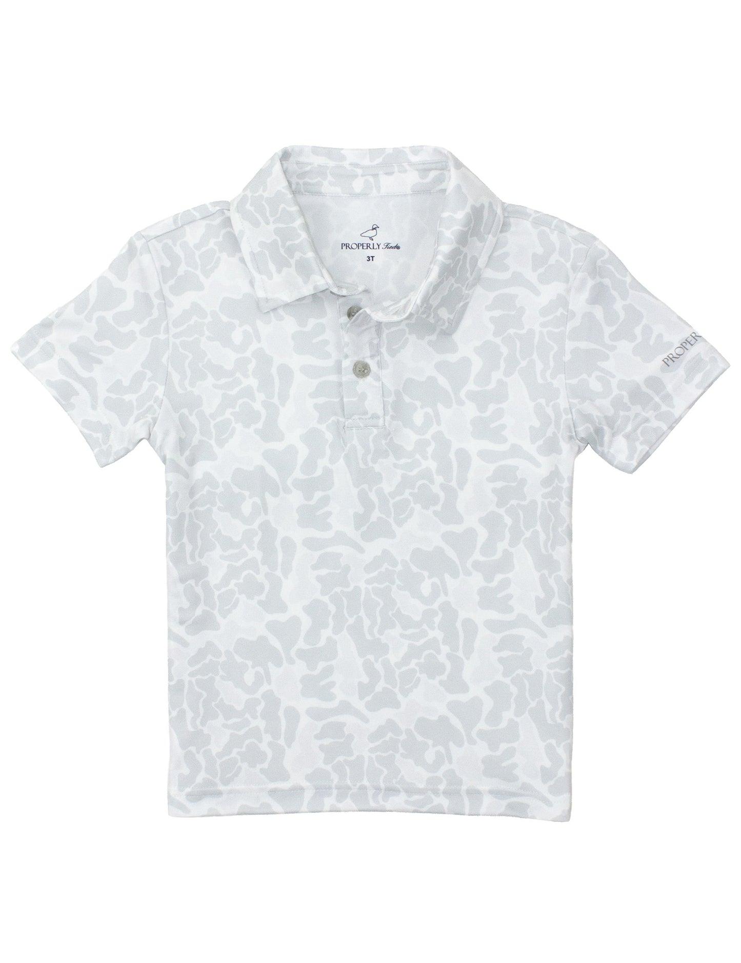 Boys Ravine Polo-Snow Camo