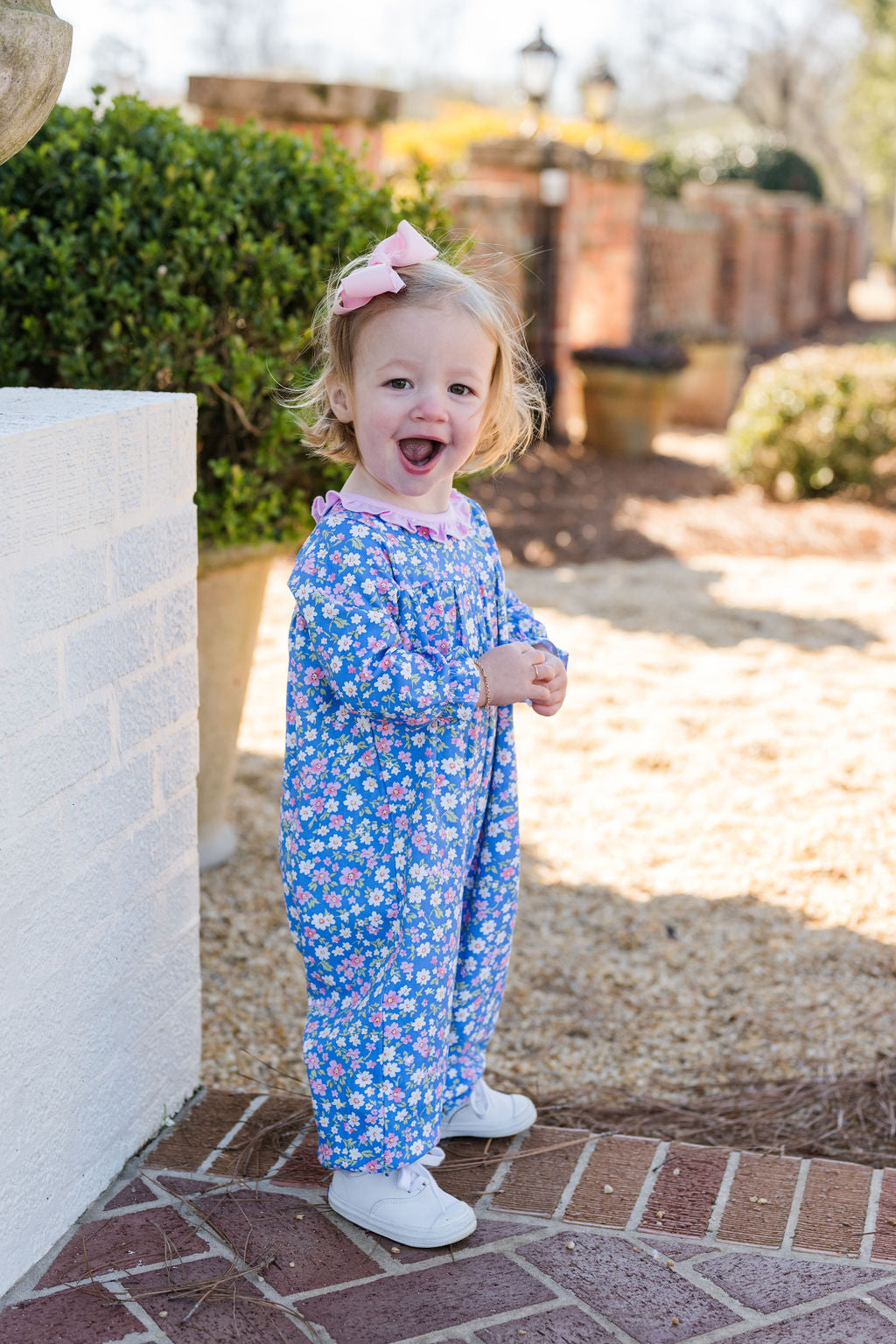 Lila Long Bubble- Fall Floral Knit