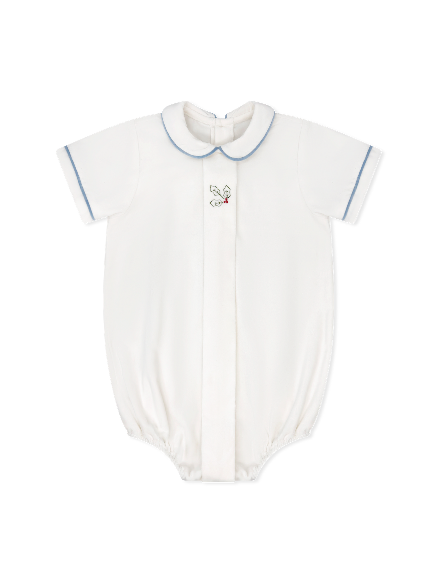 Palmer Bubble - Winter White Velvet, Holly