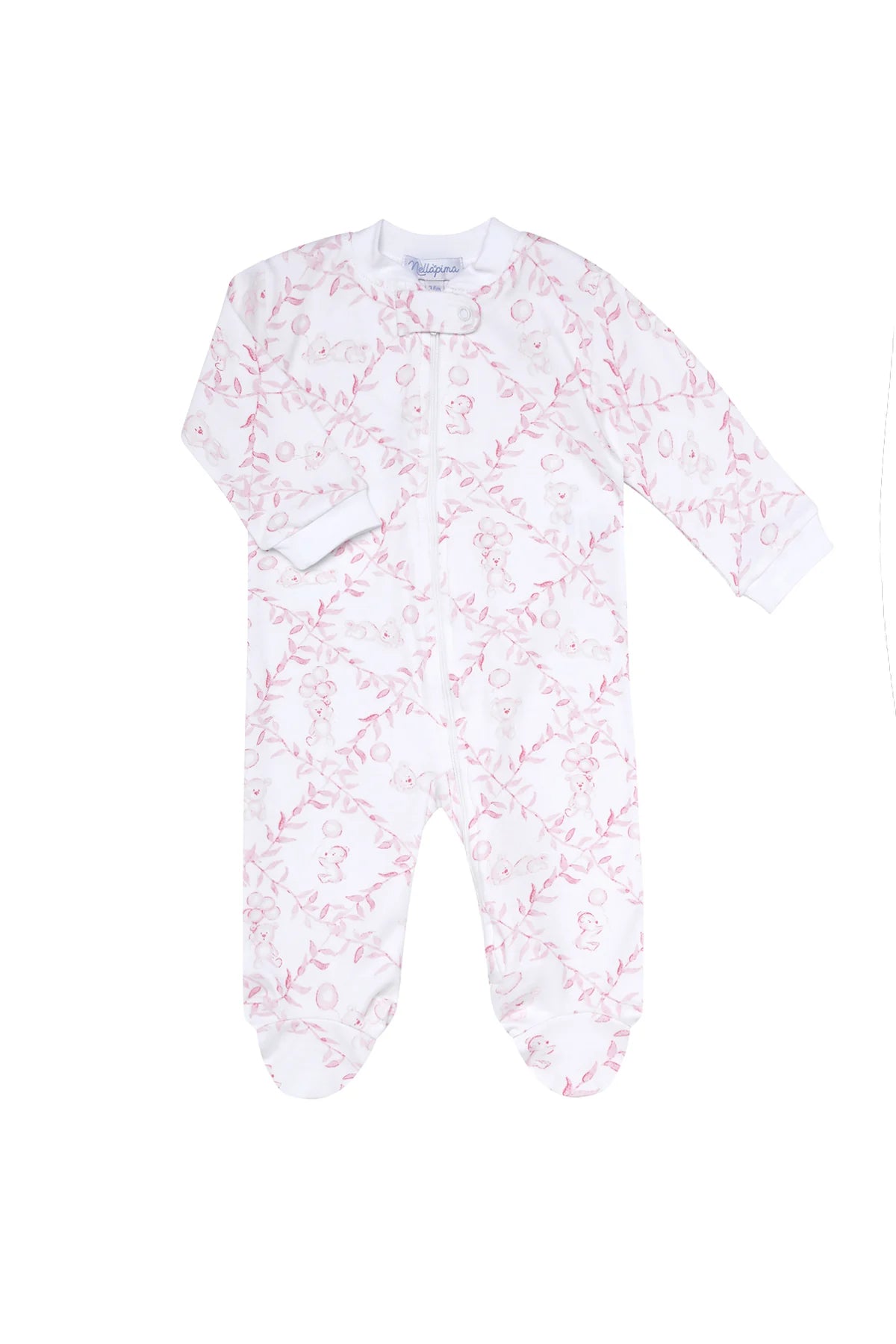Pink Bears Trellace Zipper