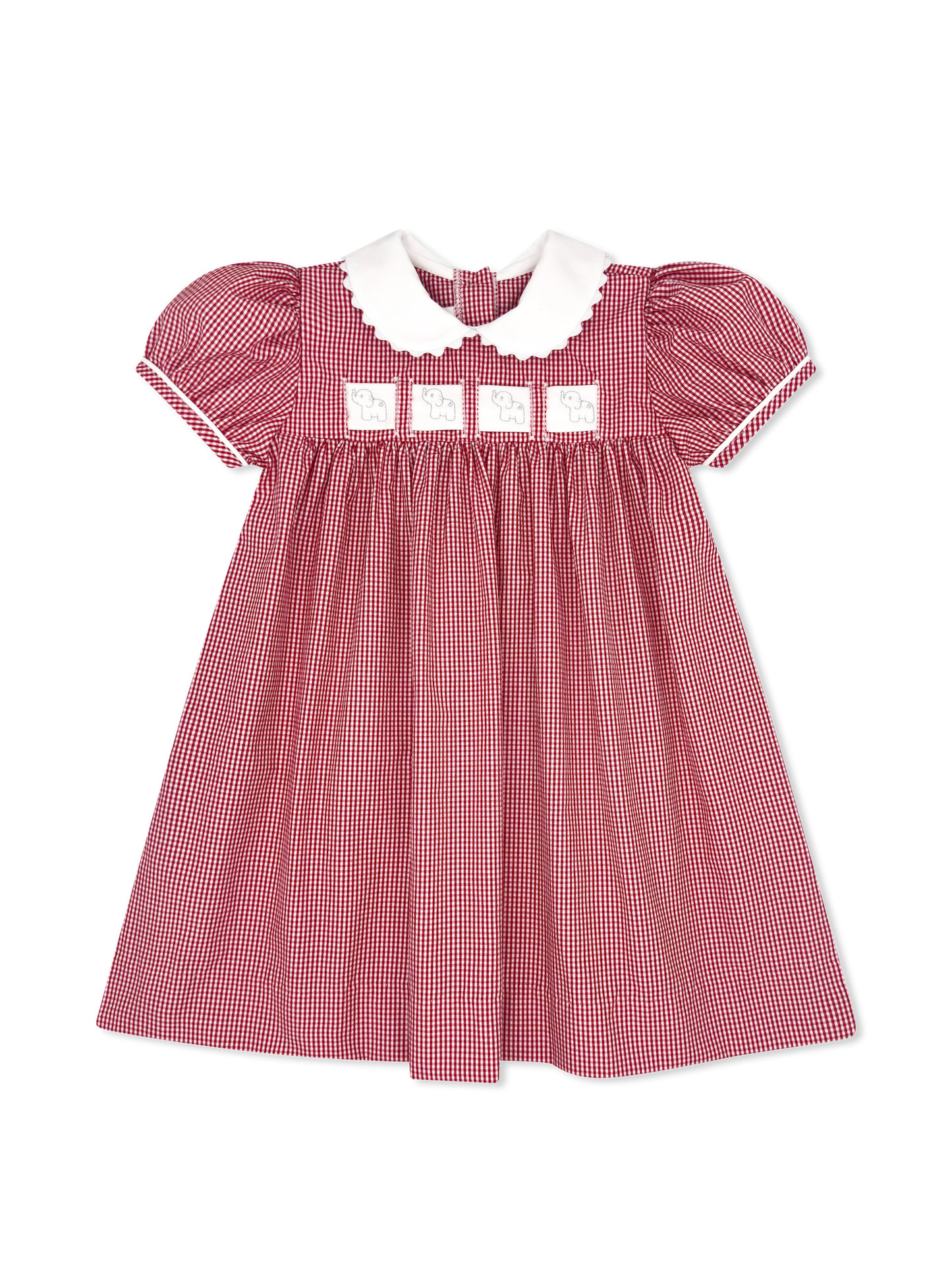 Ruth Ribbon Dress - Ridgeland Red Minigingham