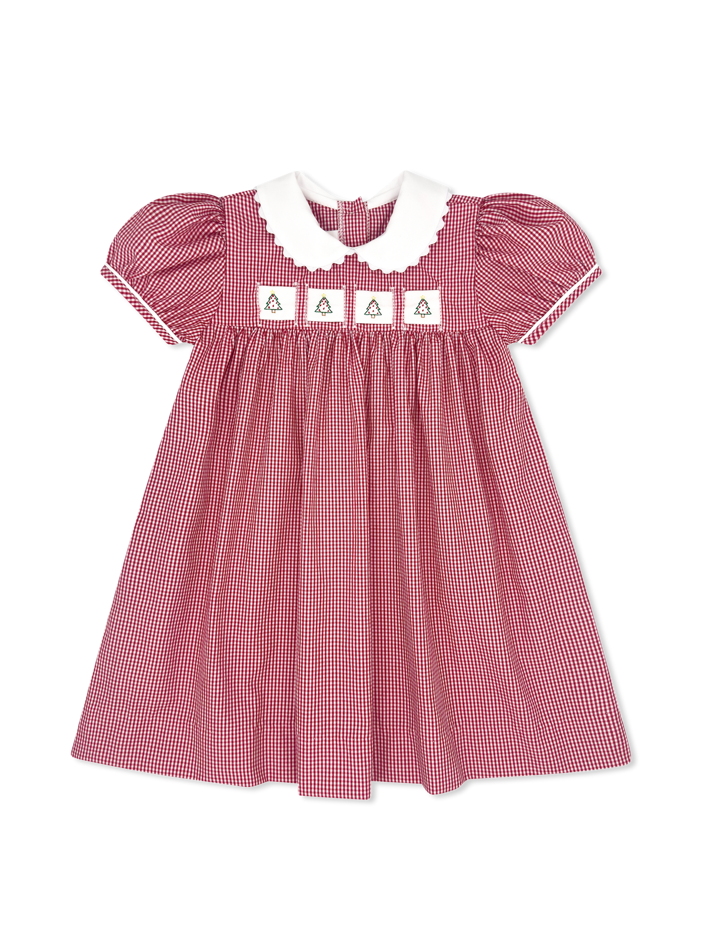 Ruth Ribbon Dress - Ridgeland Red Minigingham