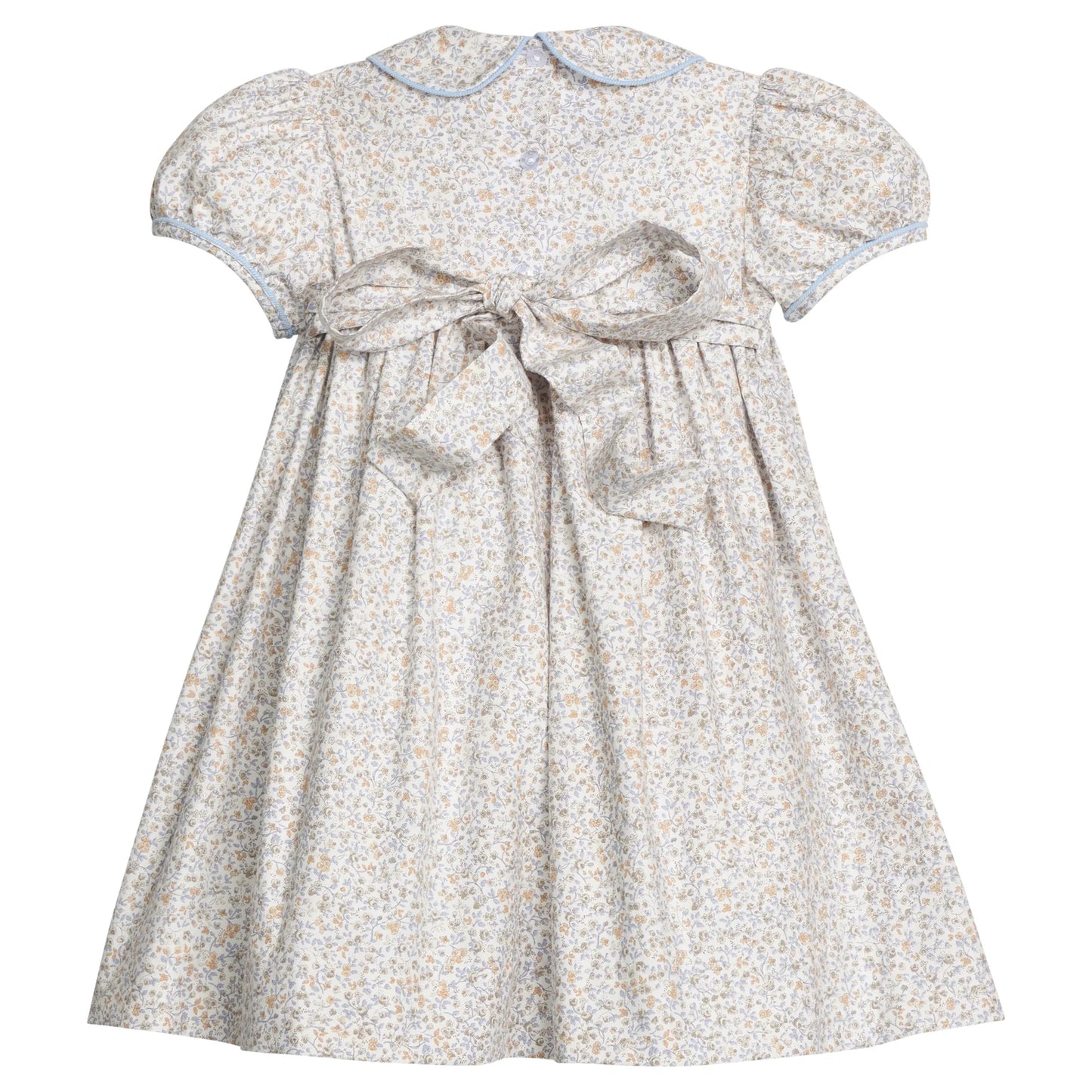 Smocked Peter Pan Dress-Winthrop Floral